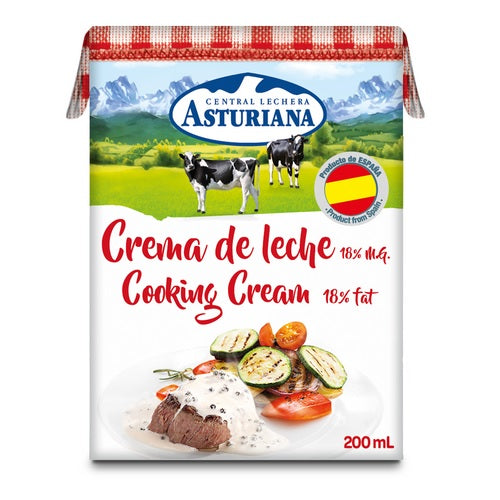 Asturiana cooking cream 200ml