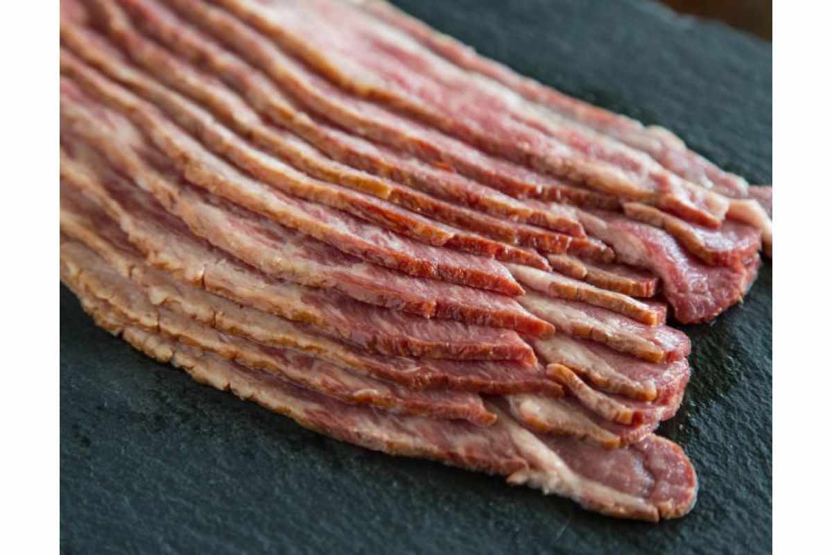 Tom Hixson Beef Bacon 500g