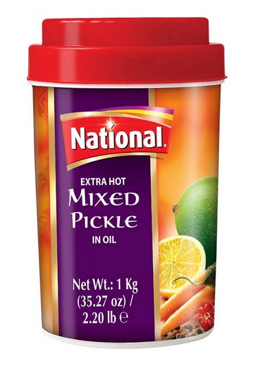 National Extra Hot Mixed Pickle 1kg