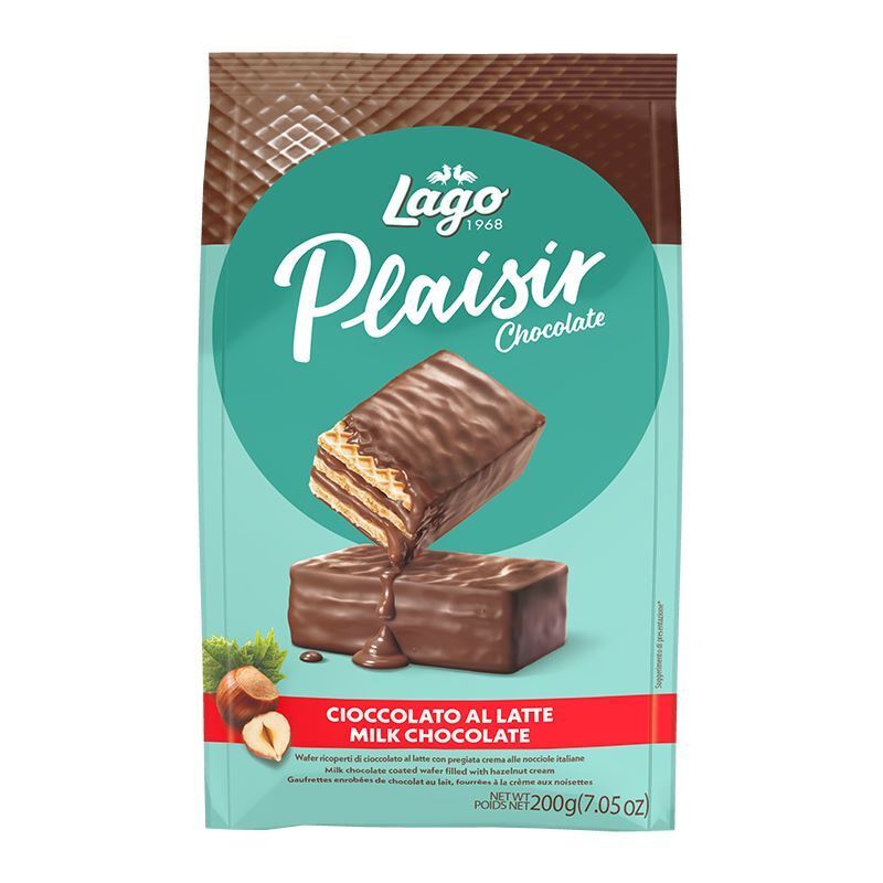 Gastone Lago Party Wafers Plaisir Choc Coated 200g