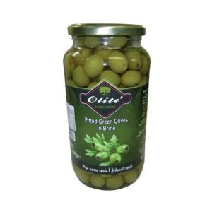 Olite pitted green olives 450g