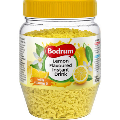 Bodrum lemon flavoured instant drink 300g