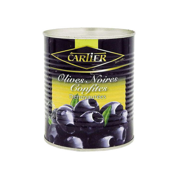 Cartier pitted black olives 850g