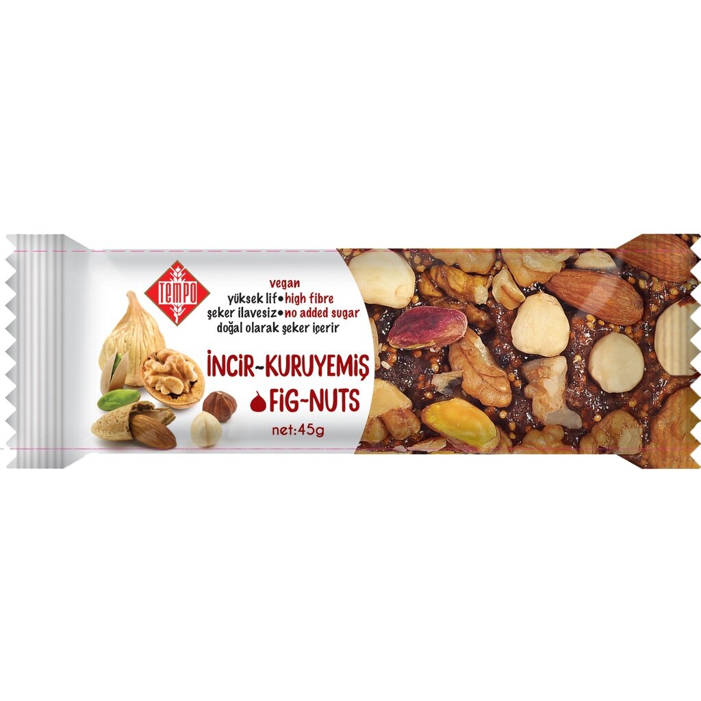 Tempo Incir Kuruyemis Fig-Nuts 45g