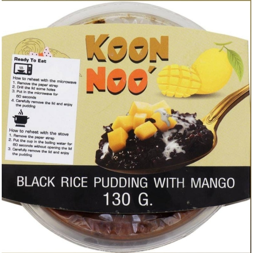 KOON NOO Black Rice Pudding+ Mango 130g