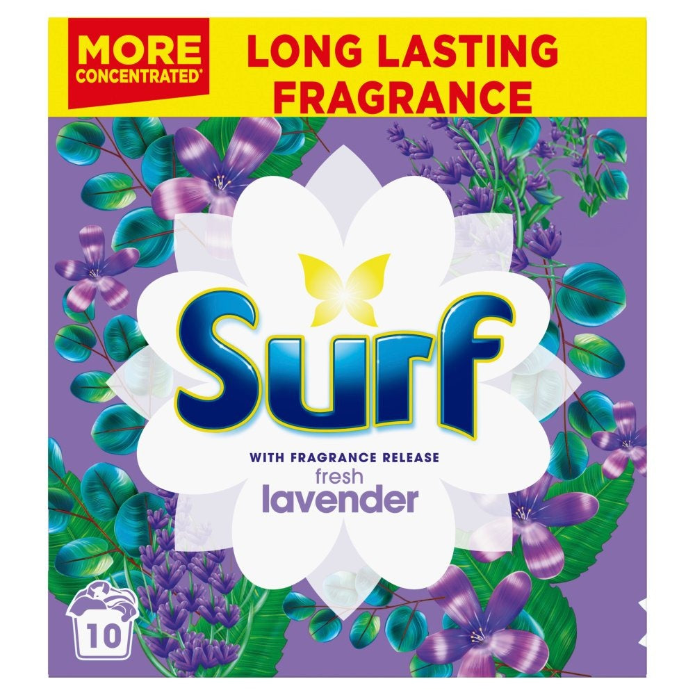 Surf Fresh Lavender Powder 10 Washes 500g