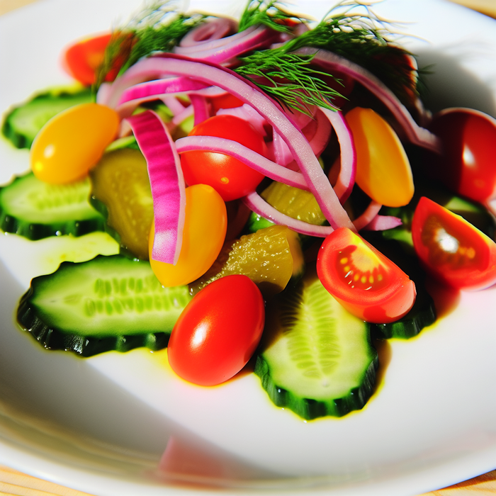 Classic Pickled Cucumber Salad