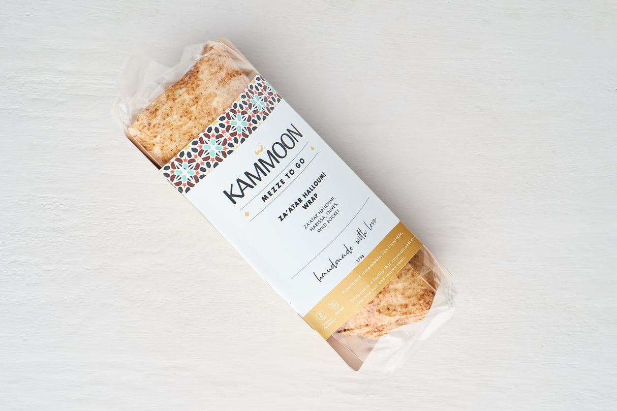 Kammoon Zaatar Halloumi Wrap 275g