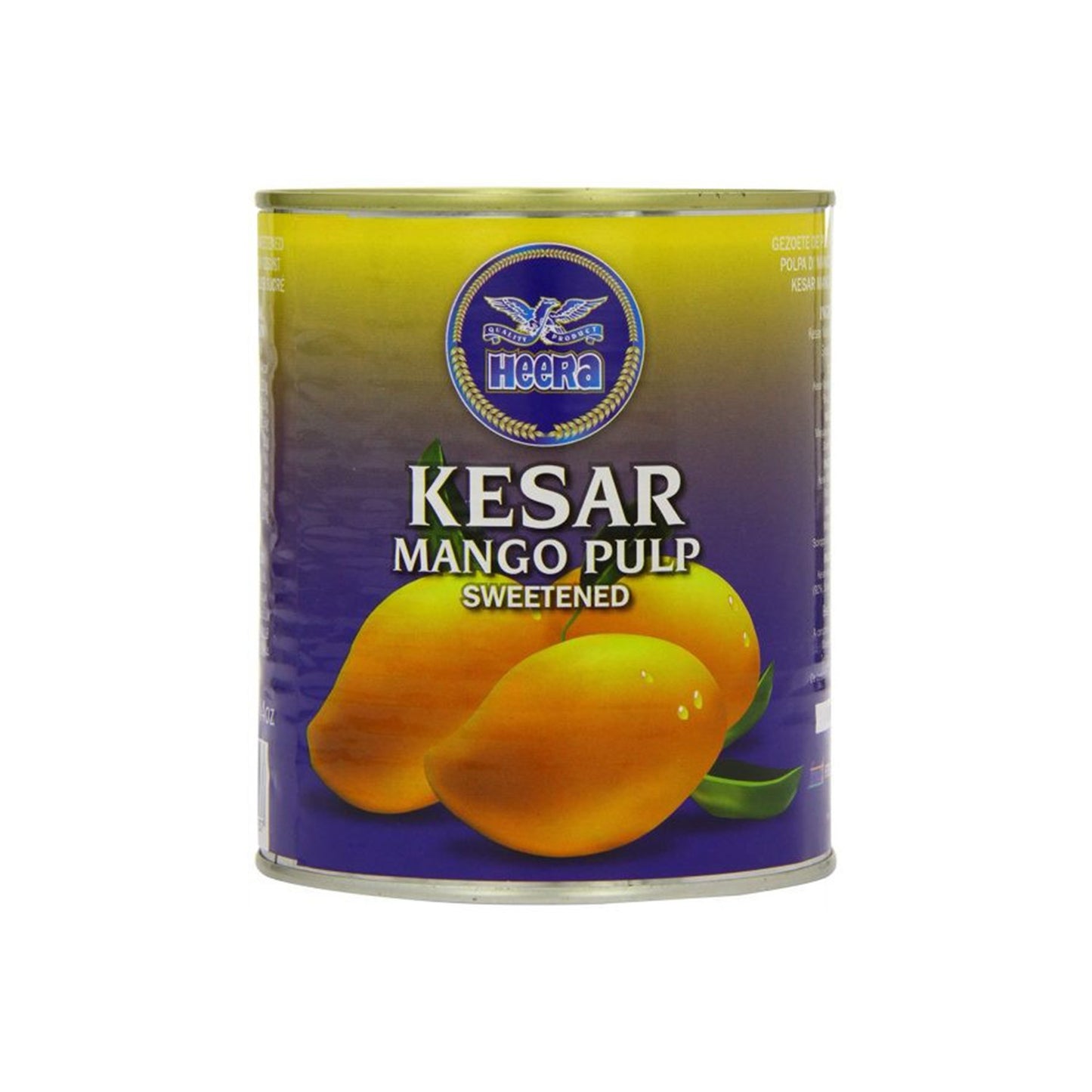 Heera Kesar Mango Pulp Sweetened 850g