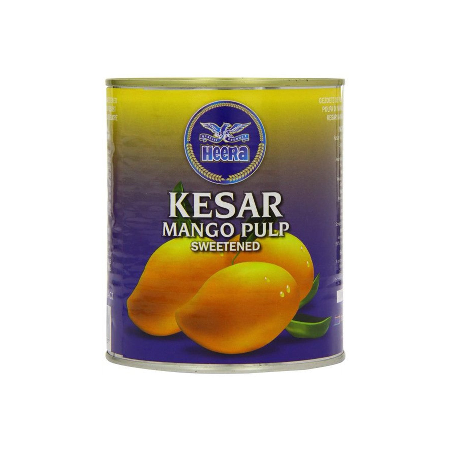 Heera Kesar Mango Pulp Sweetened 850g