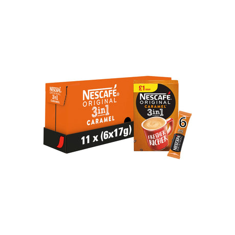 Nescafe 3 In 1 Caramel 6 Sticks