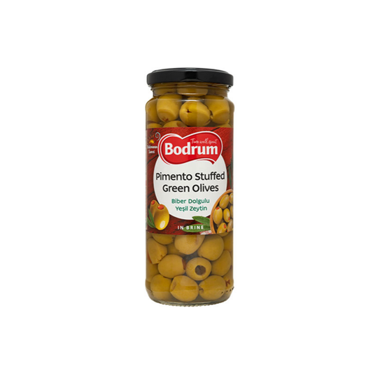 Bodrum Pimento Stuffed Green Olives 330g
