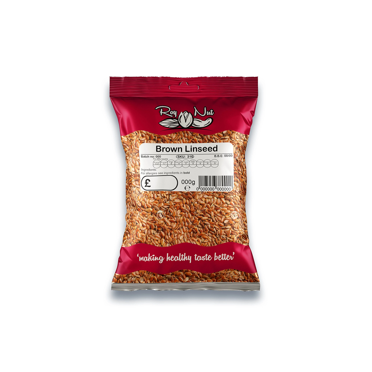 Roy Nut Brown Linseed 200g