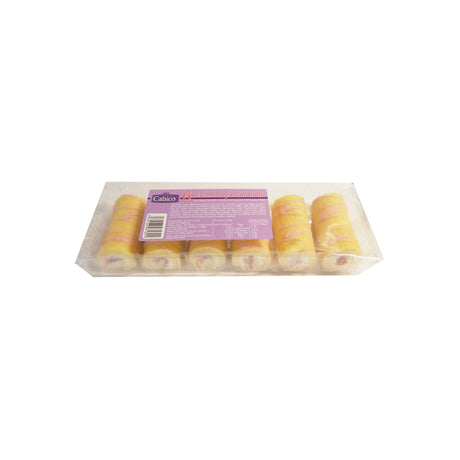 Cabicq 6 Strawberry Mini Rolls 255g