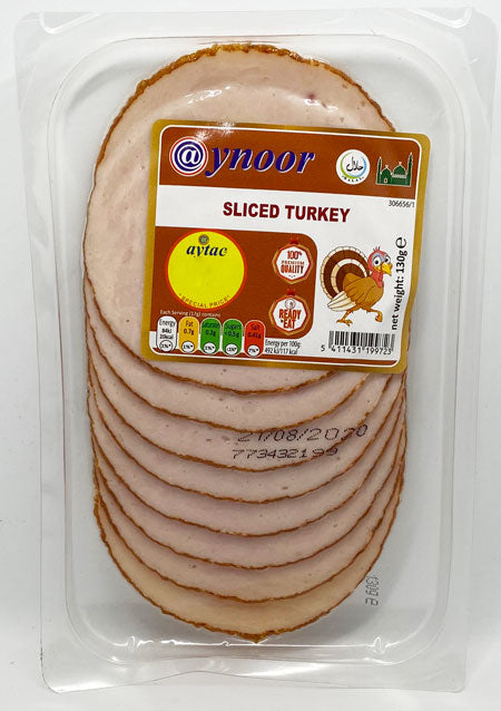 Aynoor Sliced Turkey Halal 130G