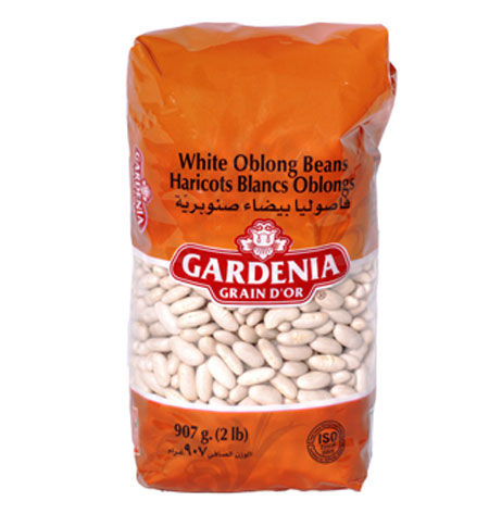 Gardenia White Oblong Beans 907G