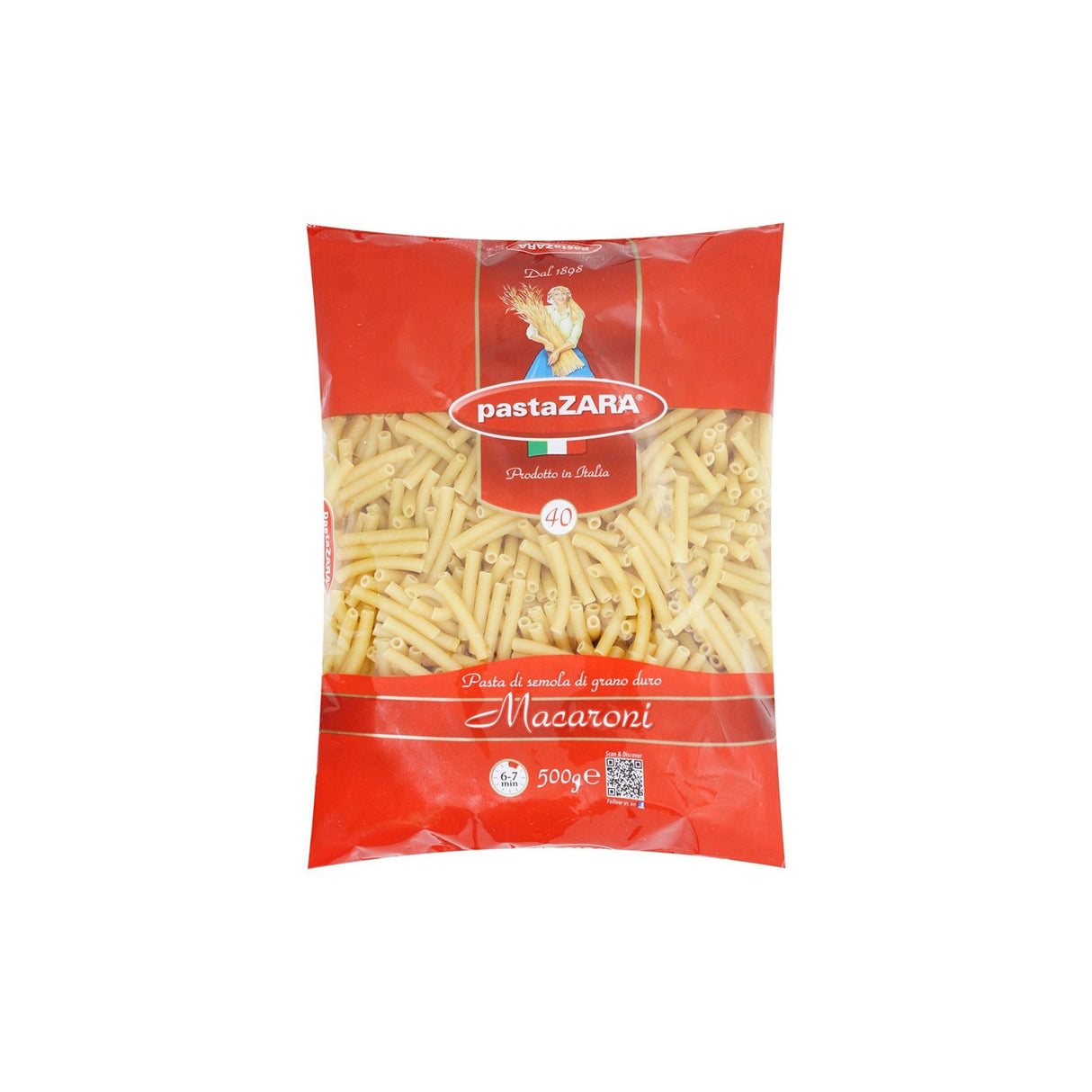 Pasta Zara 40 Sedani Pasta 500g