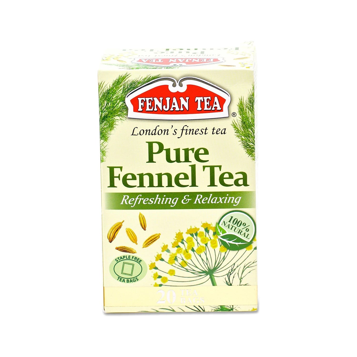 Fenjan Pure Fennel Tea Refreshing & Relaxing 20 Bags