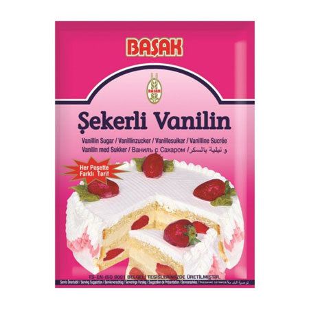 Basak Vanillin Sugar 4Pcs