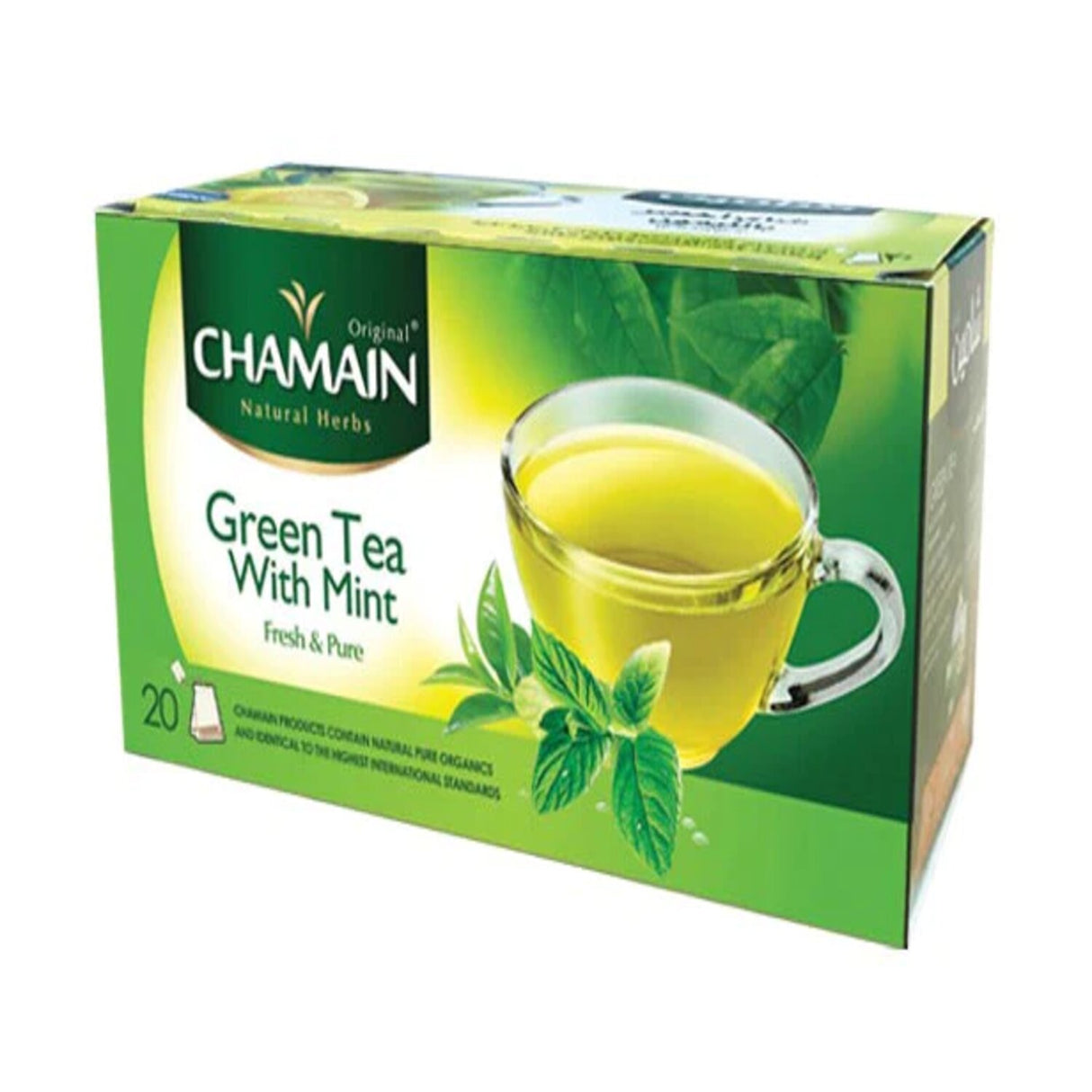 Chamain Green Tea with Mint 20 Bags