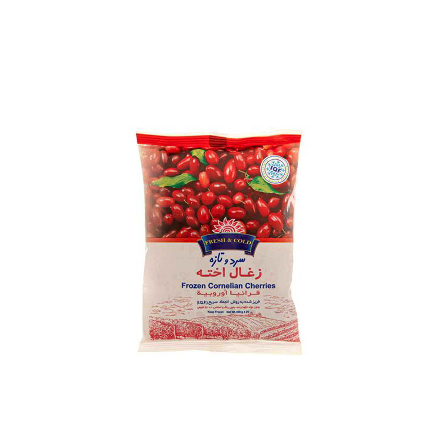 Fresh & Cold Cornelian Cherries 400g