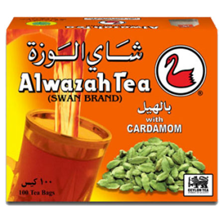 Alwazah Tea With Cardamom 100 Bags