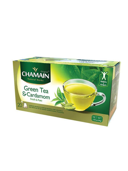 Chamain Green & Cardmom Tea 20 Bags