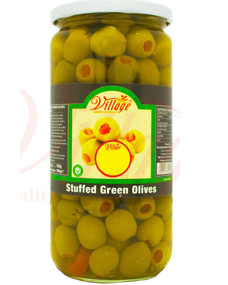 Village Stuffed Green Olive 700G