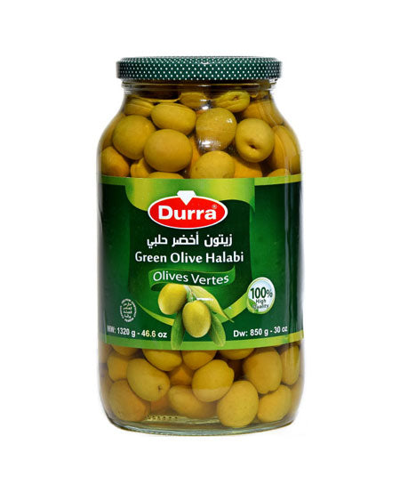 Al Durra Green Olive Halabi 850G