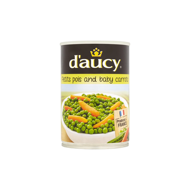 D'aucy Peas and Baby Carrots 400g