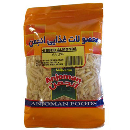 Anjoman Nibbed Almond 60G