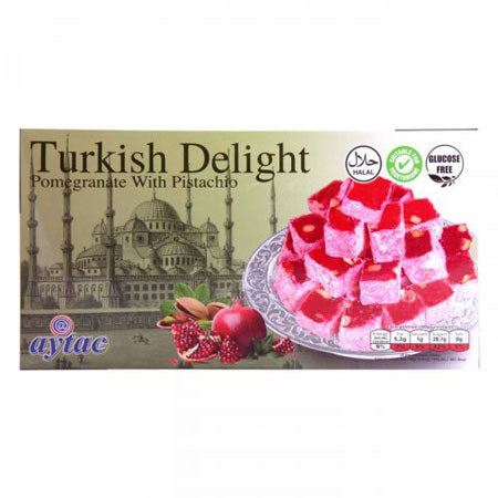 Aytac Turkish Delight Pomegranate with pistachio 350G