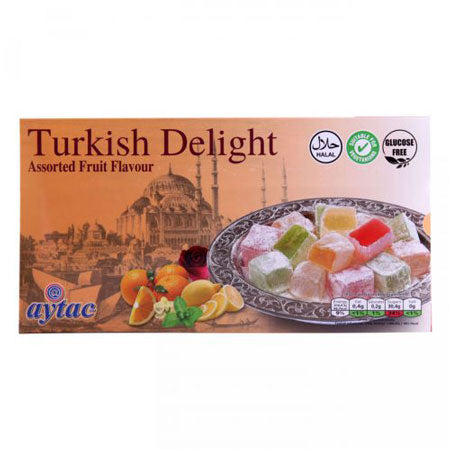 Aytac Turkish Delight Assorted Fruit Flavour 350G