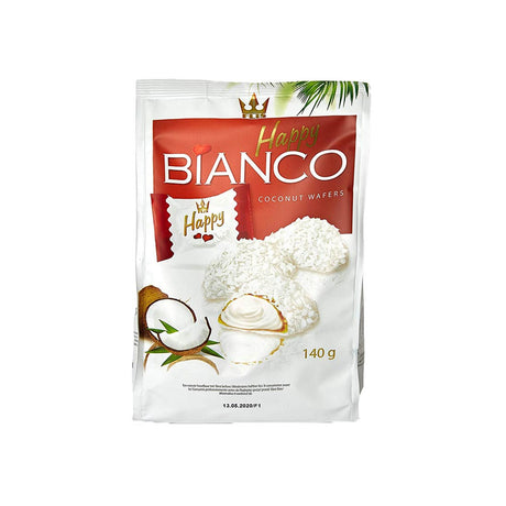 Happy Bianco Coconut Wafers 140g