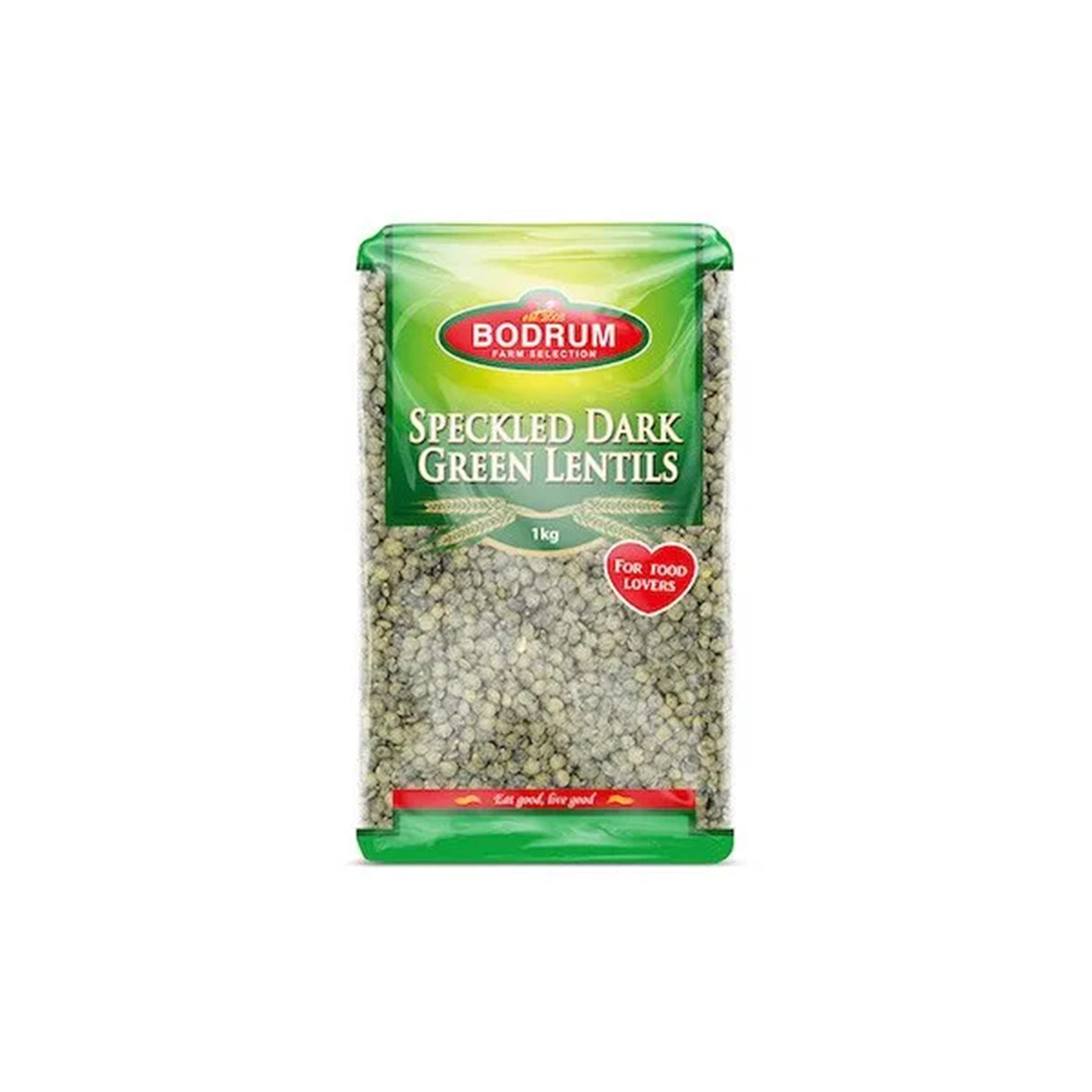 Bodrum Dark Green Speckled Lentils 1kg