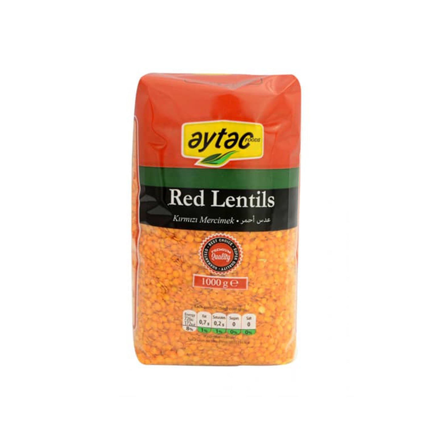 Aytac Split Red Lentils 1Kg