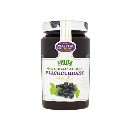 Stute Blackcurrant Exta Jam No Sugar 430g