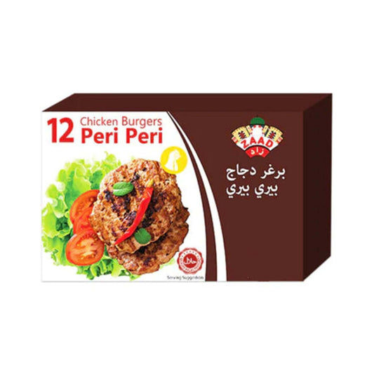 Offer Zaad Chicken Burger Peri Peri 12pcs X 2