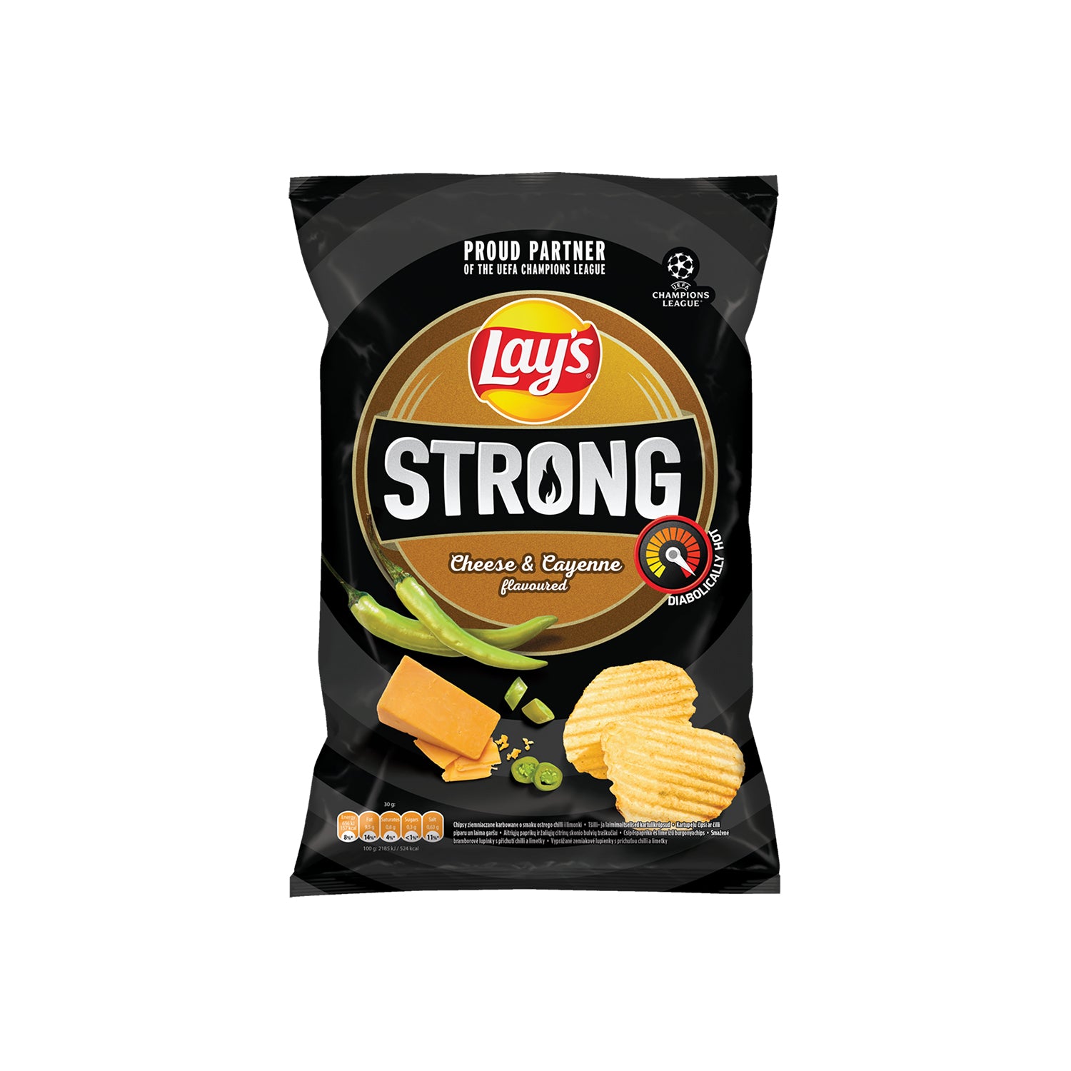 Lays Strong Cheese & Cayenne 130g