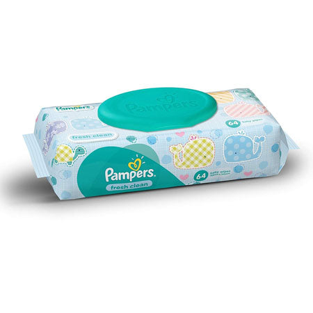 Pampers Sensitive Fresh Clean 64 Wipes