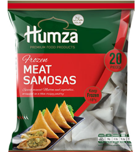 Humza Frozen Meat Samosa Halal 20Pcs