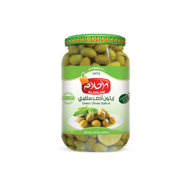 Al Ahalam Green Olives Salkini 3kg