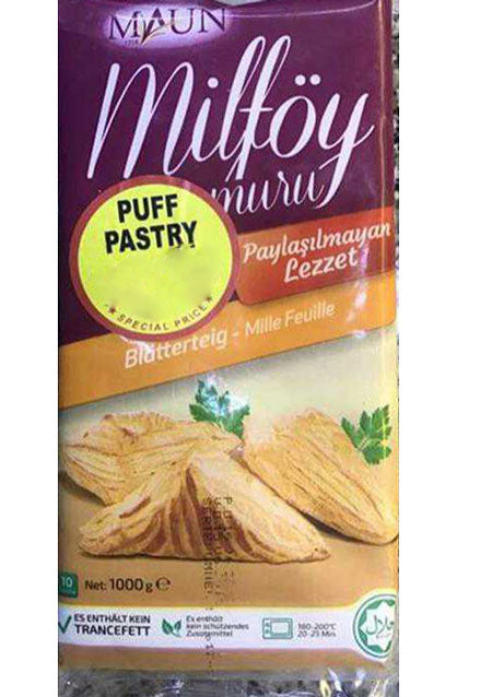 Maun Milfoy Puff Pastry Halal 1KG