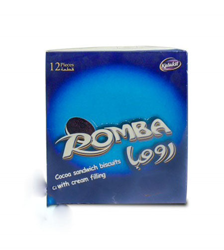 Romba Cocoa Biscuits With Cream Filling Box 12Pcs