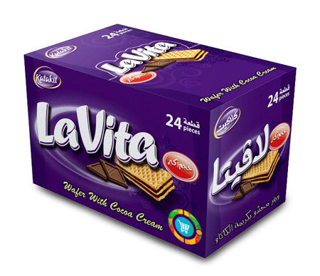 Lavita Cocoa Cream Wafer Box 24Pcs
