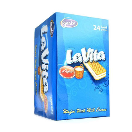 Lavita Milk Cream Wafer box 24Pcs