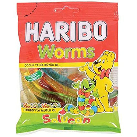 Haribo Worms 80g (Halal)