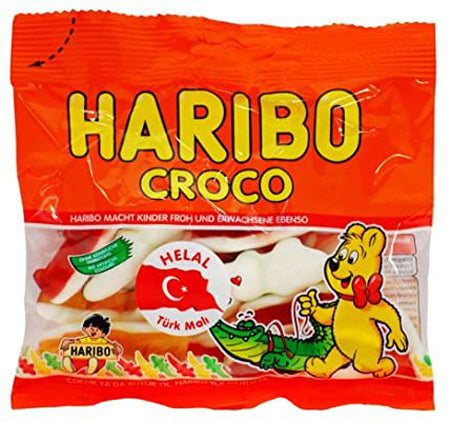 Haribo Croco 80g (Halal)