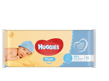 Huggies Pure Wipes 56'S