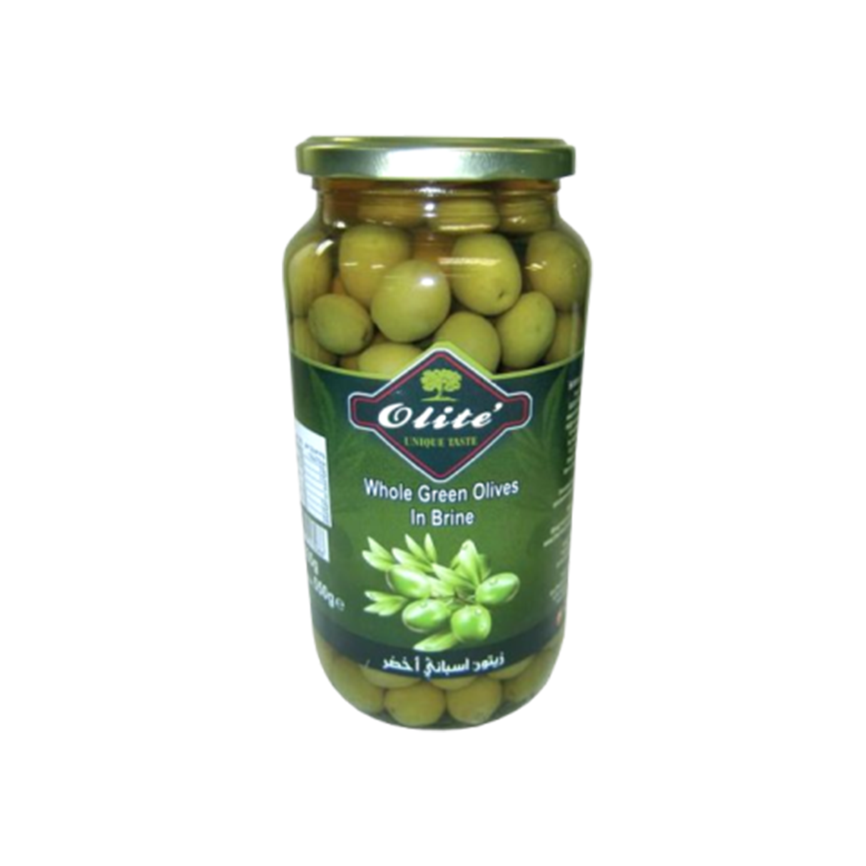 Olite Whole Green Olives In Brine 935g